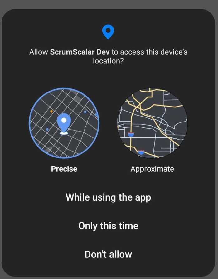 React Native geolocation: Requesting permission to access location data. (Android)